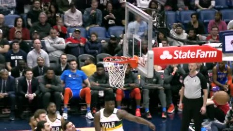 鹈鹕客战雷霆死磕到底，锡安缺席反倒激起血性？最后两分钟那叫一个刺激！