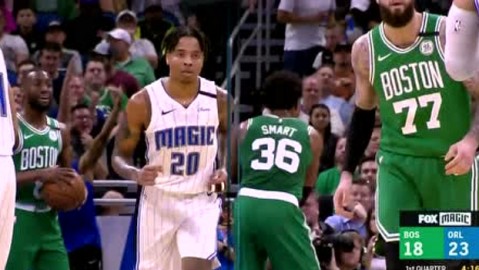 魔术主场掀翻联盟第一！绿军九连胜戛然而止，这剧情比剧本还刺激