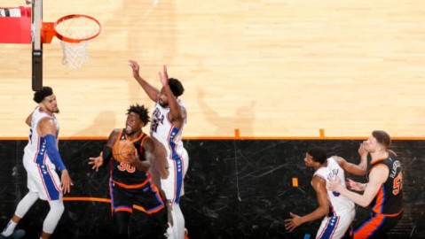 纽约麦迪逊“惊魂14秒”！76人惨遭尼克斯惊天逆转，大帝带伤空砍难救主