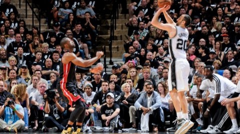 标题：GDP合砍67分+格林封神三分纪录！马刺天王山力克热火拿下冠军点