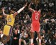 火箭三巨头32中9仅23分遭湖人29分屠戮，科比一人得分等于三人总和