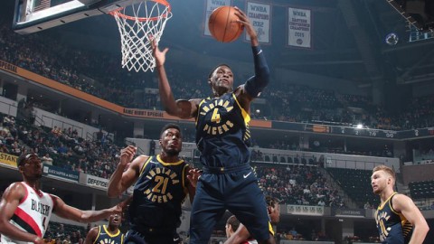 这仗打得憋屈！开拓者末节崩盘，步行者主场复仇，利拉德空砍19分