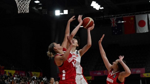 女篮亚洲杯小组赛激战正酣，日本队展现王者风范，黎巴嫩队虽败犹荣