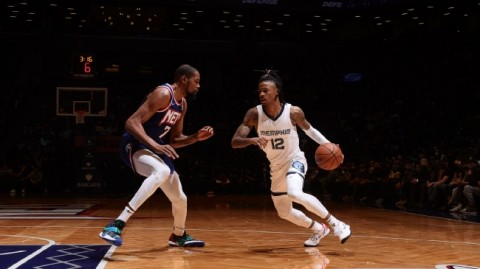 爷青回！莫兰特贝恩合砍76分，那场篮网vs灰熊把杜欧都打成了背景板