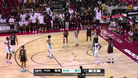 夏普杀人三分+米勒空砍！这场夏季联赛打的比季后赛还刺激